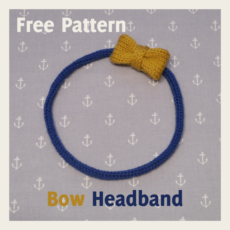 Knitted Bow Headband Pattern